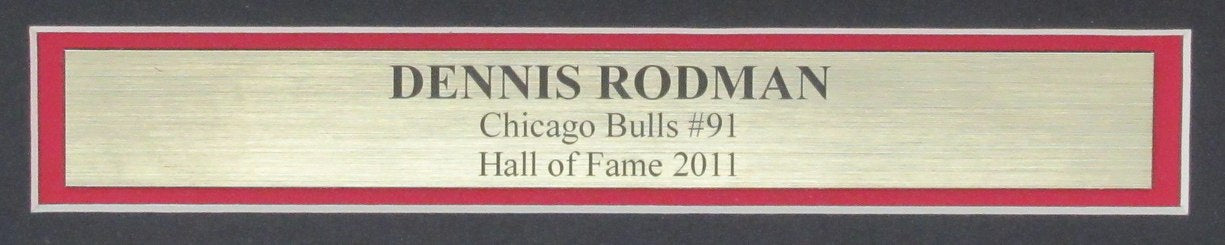 Dennis Rodman HOF Signed/Auto 16x20 Photo Chicago Bulls Framed Beckett 190352