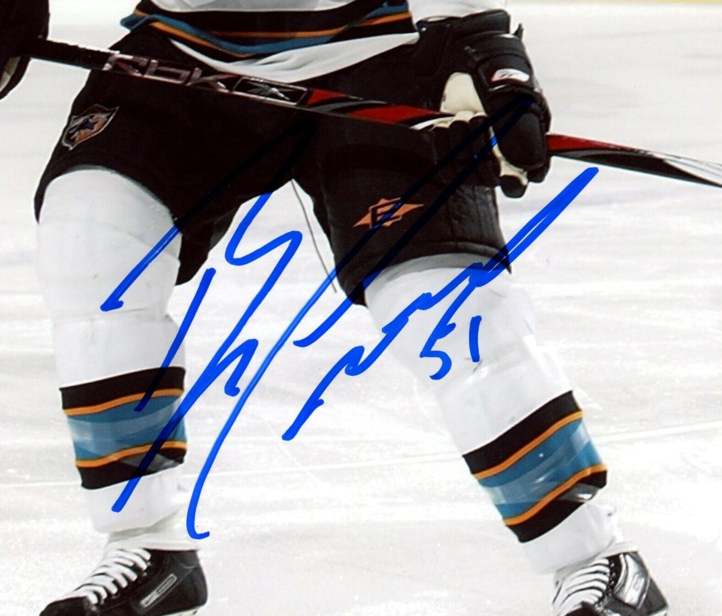 Brian Campbell San Jose Sharks Signed/Autographed 8x10 Photo 153384