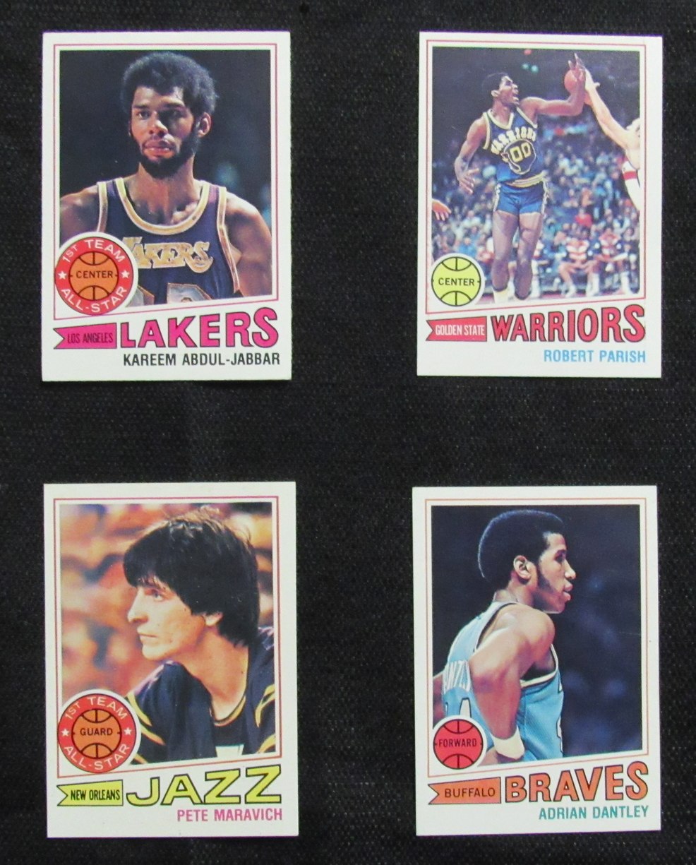 1977-78 TOPPS Basketball Complete Set (132) Parish Maravich Abdul-Jabbar 190307