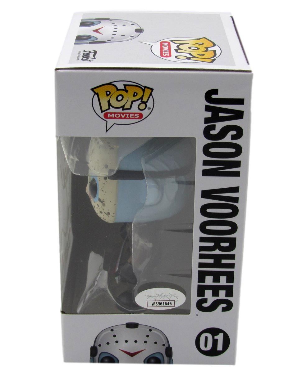 Ari Lehman Signed/Insc Funko Pop! #01 "Friday the 13th" Signed White JSA 190718