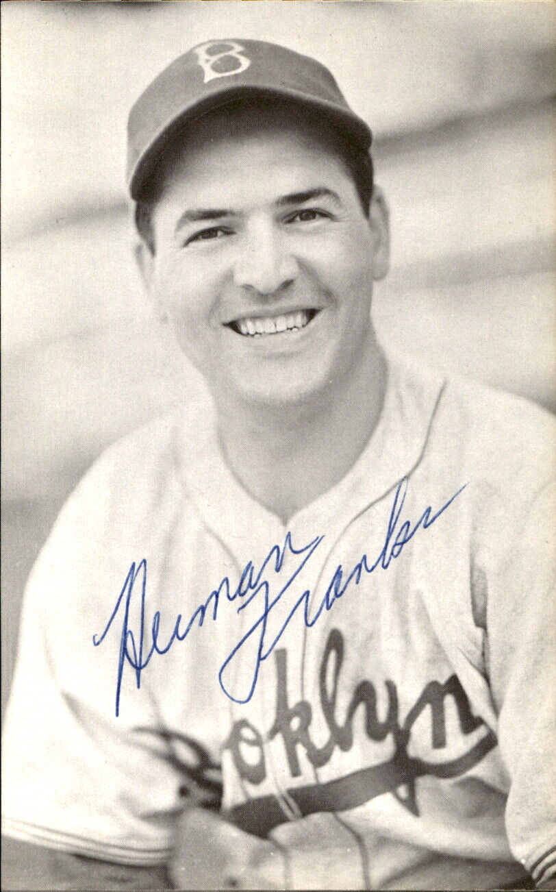 Herman Franks Dodgers d. 2009 Signed/Autographed 3x5 Photo 178231
