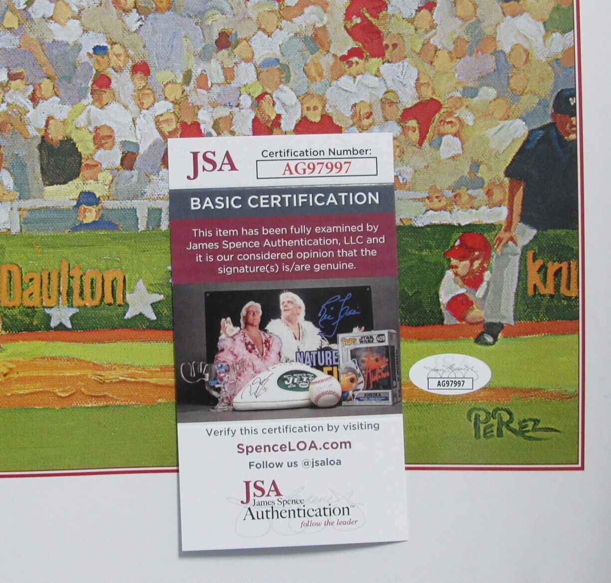 Kevin Millwood Autographed 28x22 Poster Philadelphia Phillies JSA