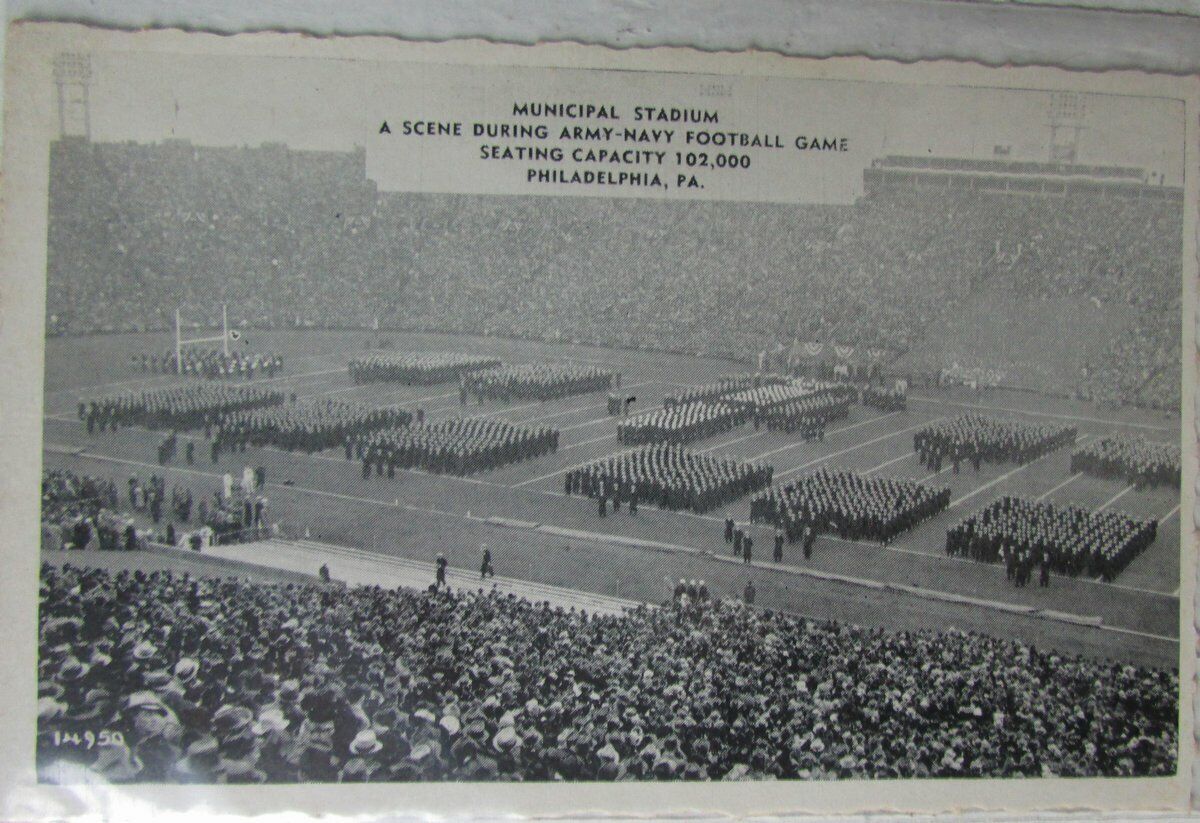 1952 Army-Navy Game Municipal Stadium Philadelphia PA Postcard 147266
