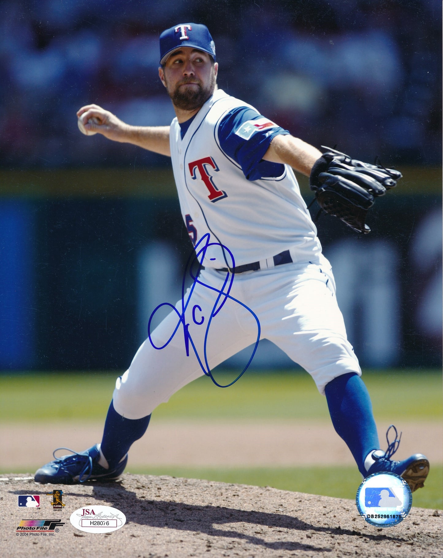 R.A. Dickey Signed/Autographed 8x10 Photo Texas Rangers JSA 191871