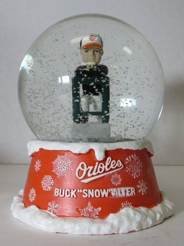 Buck "Snowalter" Showalter Snow Globe Baltimore Orioles SGA 2018