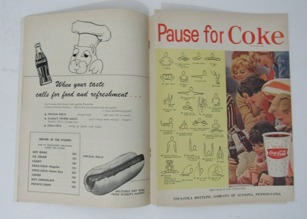 1963 UCLA vs. Penn State Nittany Lions Football Program 141682