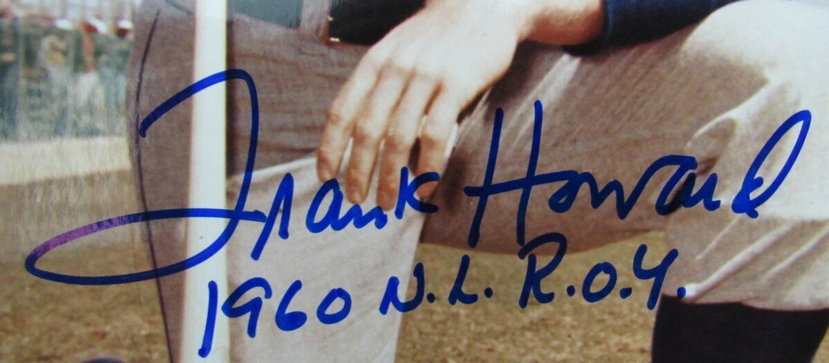 Frank Howard Los Angeles Dodgers Signed 8x10 Photo incsr. 60 NL ROY 149329
