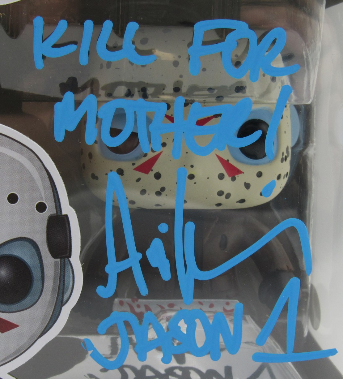 Ari Lehman Signed/Insc Funko Pop! #01 "Friday the 13th" Signed Blue JSA 190722