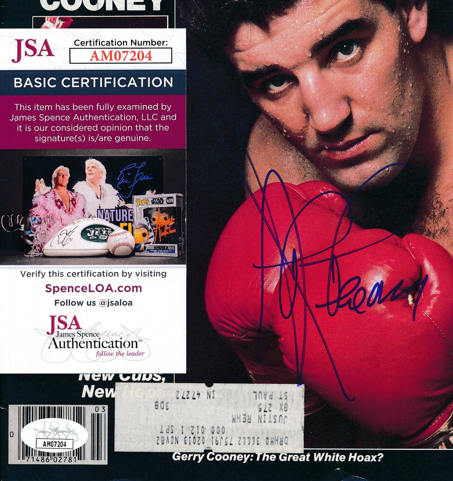 Gerry Cooney Autographed March 1982 SPORT Magazine Boxer JSA 181960
