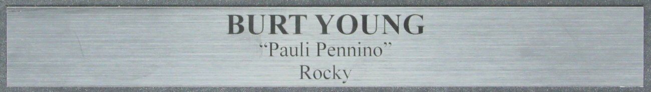 Burt Young "Pauli Pennino" Rocky Signed/Auto 8x10 Photo Framed JSA 164937