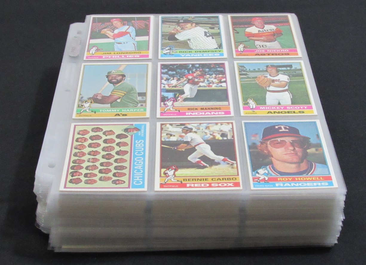 1976 Topps Baseball Complete Set (660) w/Traded (44) Brettt RC Yount RC 189823
