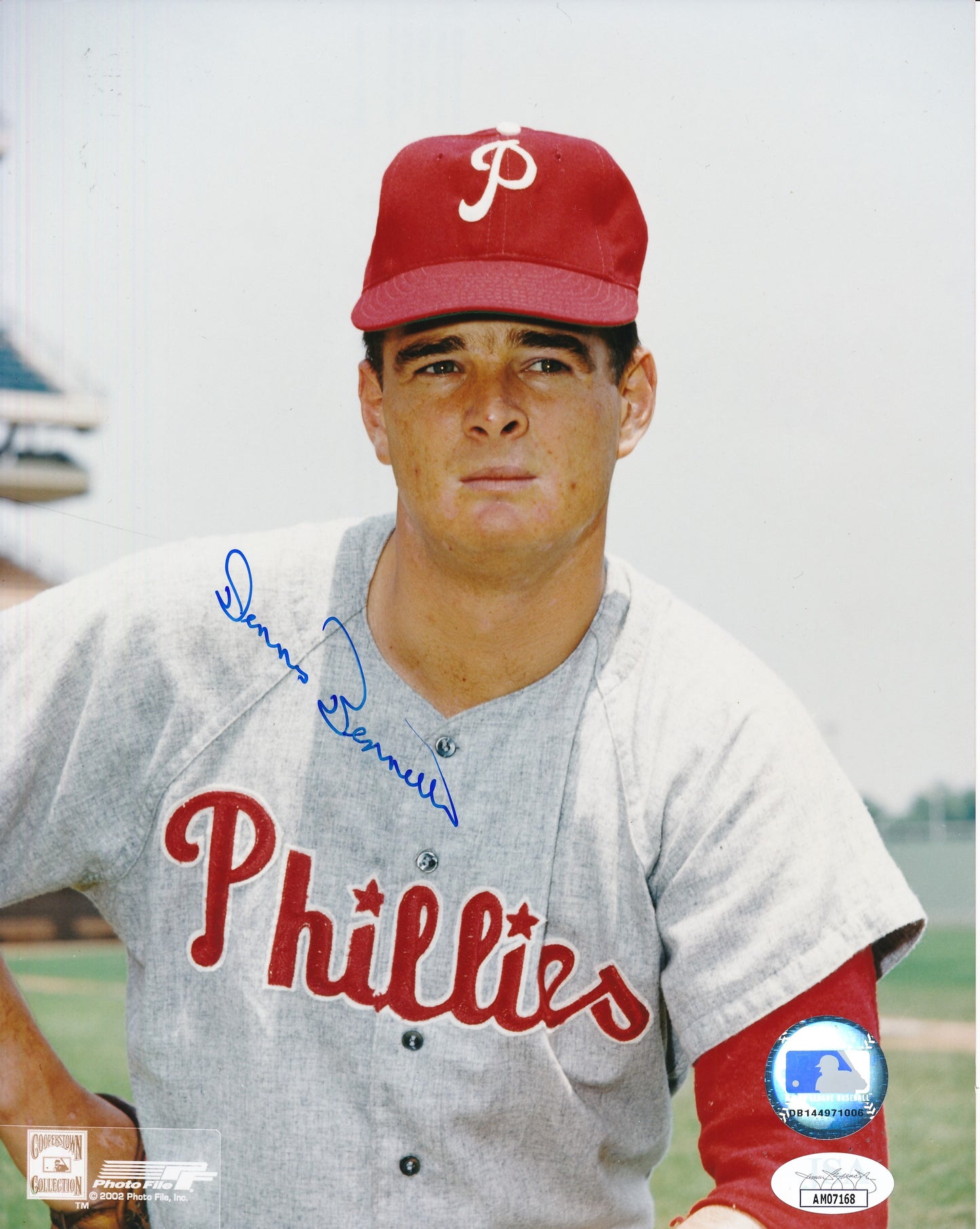 Dennis Bennett Autographed 8x10 Photo Philadelphia Phillies JSA 181933