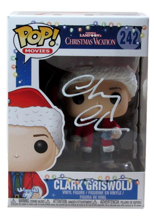 Chevy Chase Signed Funko Pop! #242 "Christmas Vacation - Clark Griswold" Beckett