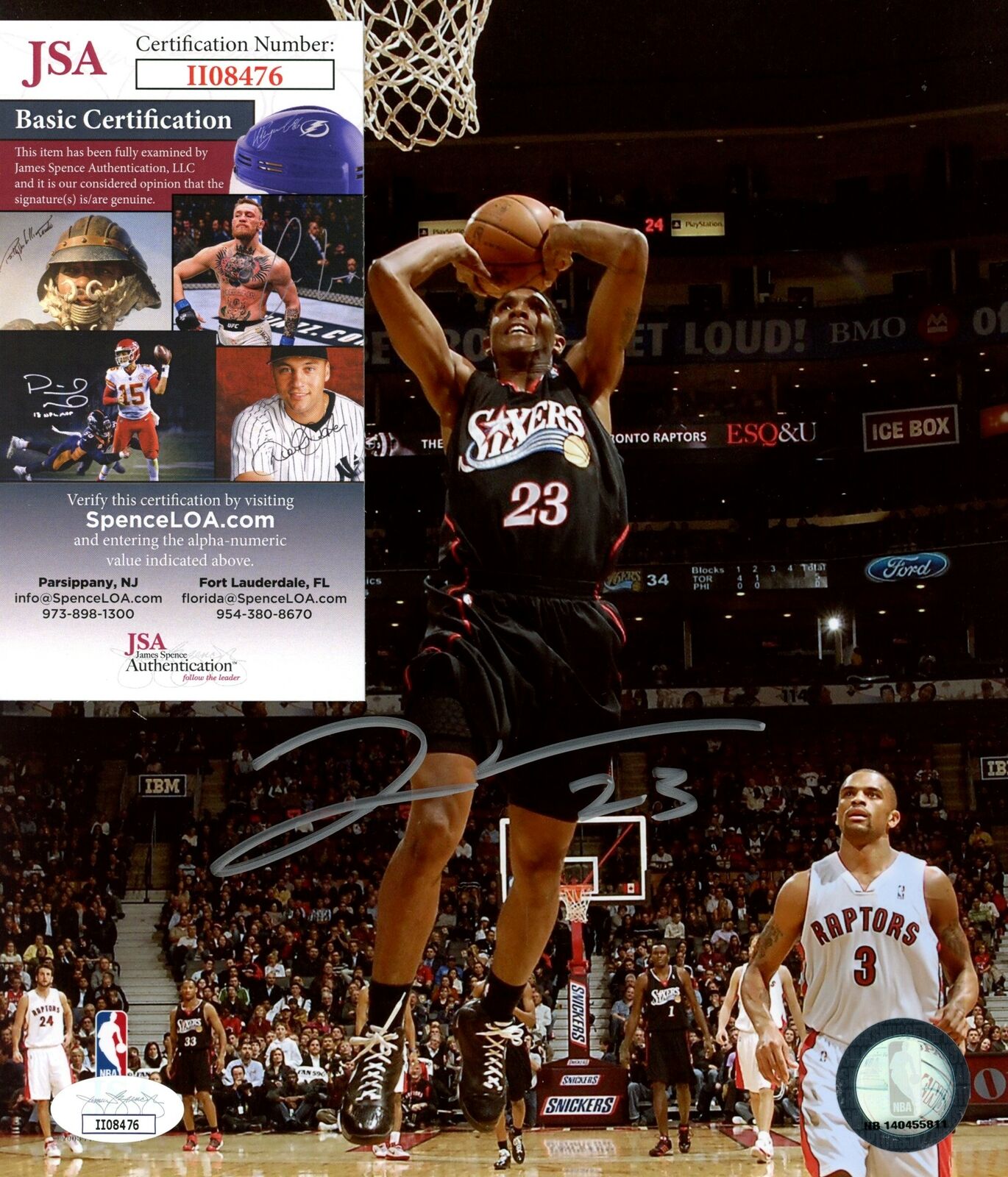 Lou Williams Clippers 76ers Signed/Autographed 8x10 Photo JSA 153846
