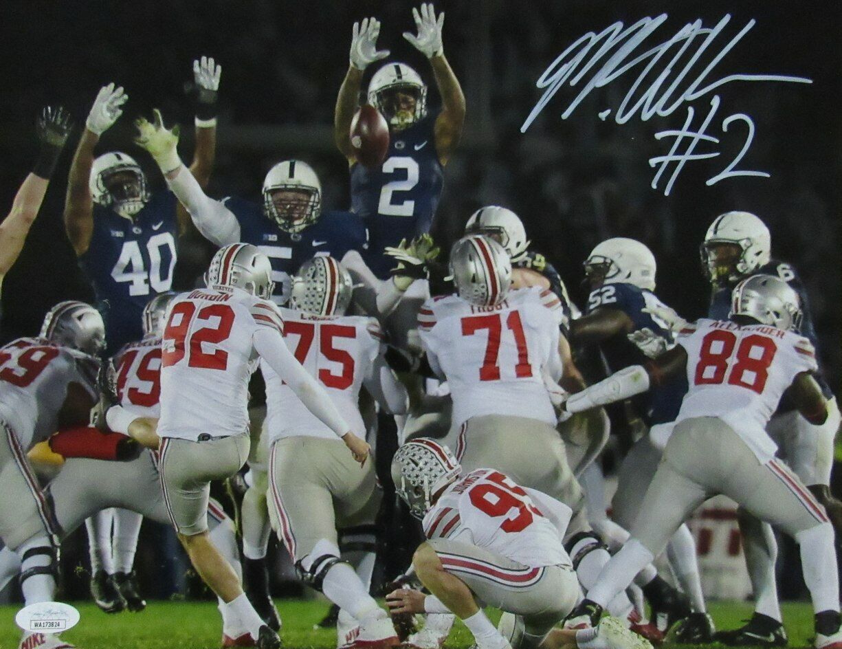 Marcus Allen Penn State Signed/Autographed 11x14 Photo Block vs. OSU JSA 167380