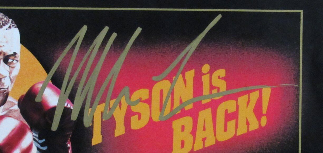 Mike Tyson/Buster Douglas Signed Tokyo, Japan On Site Program JSA 167654