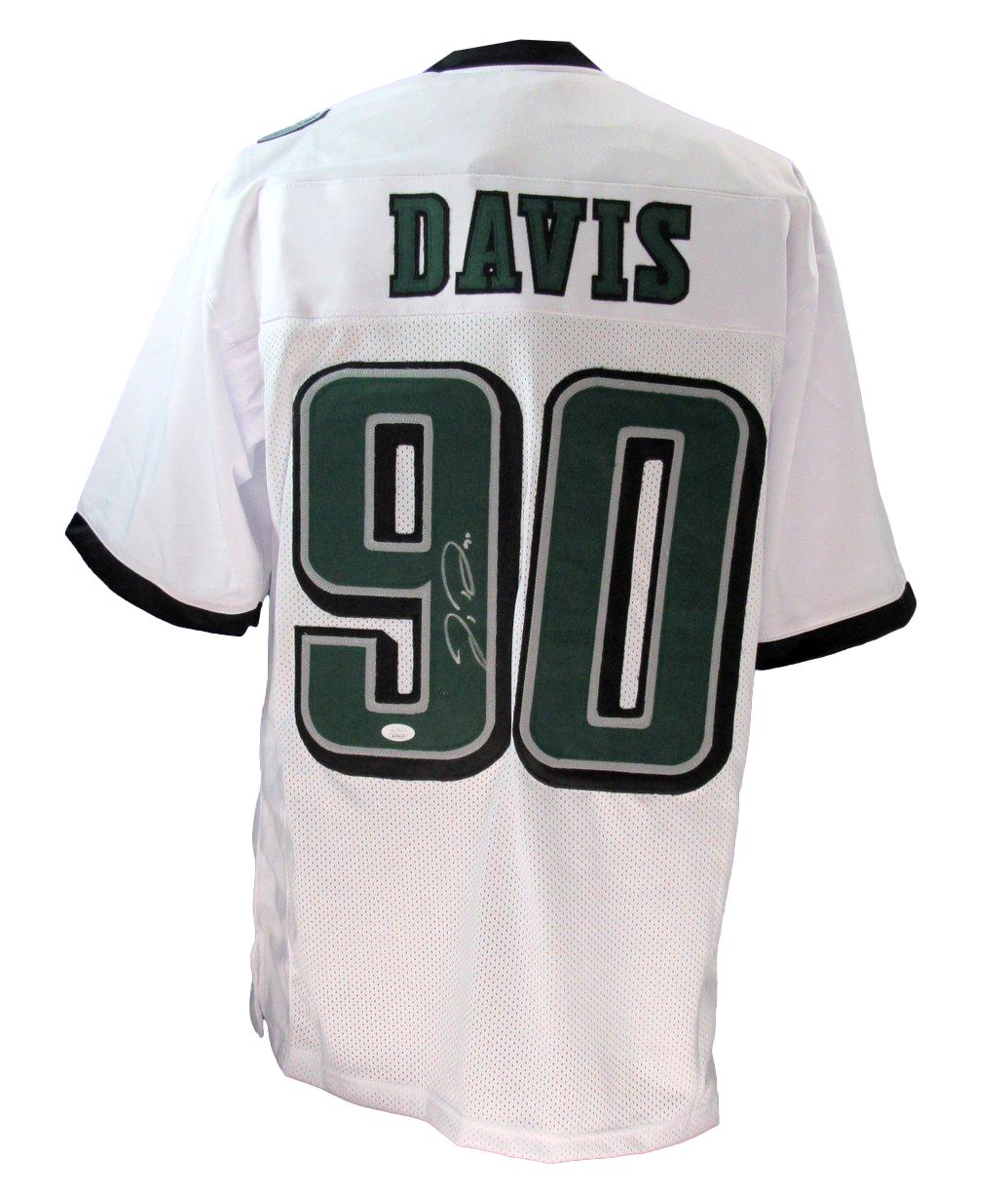 Jordan Davis Autographed Philadelphia Eagles Custom Jersey JSA 186804