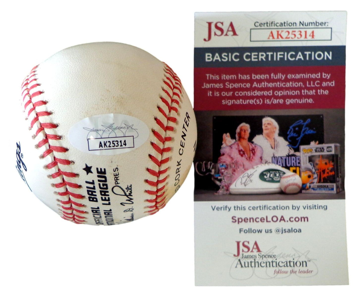 Frank Evans Autographed ONL Baseball Negro League KC Monarchs JSA 179814