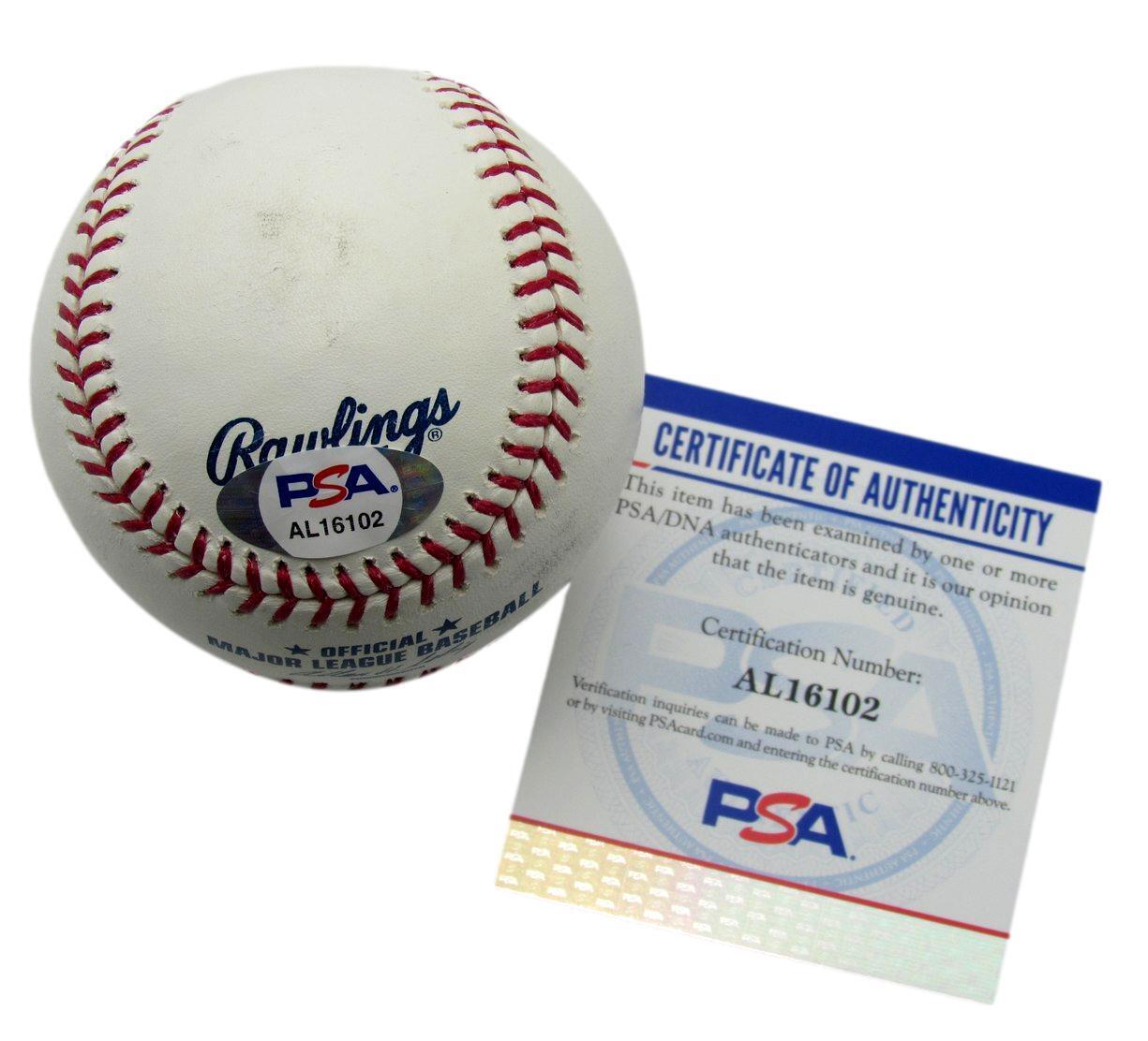 Ryan Howard Autographed OML Baseball Philadelphia Phillies PSA/DNA 177741