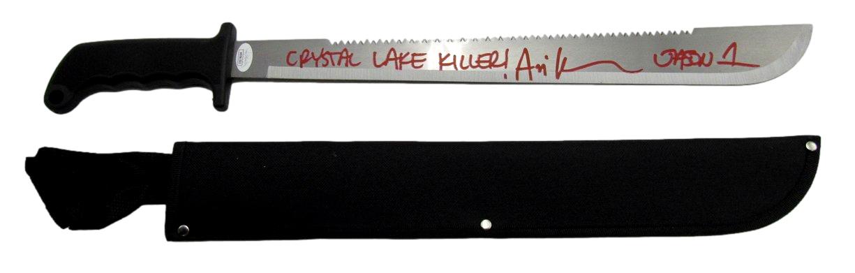 Ari Lehman Signed/Inscribed Machete "Friday the 13th" JSA 191580