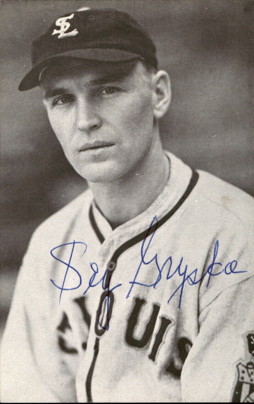 Sig Gryska Browns d. 1994 Signed/Autographed 3x5 Photo 178416