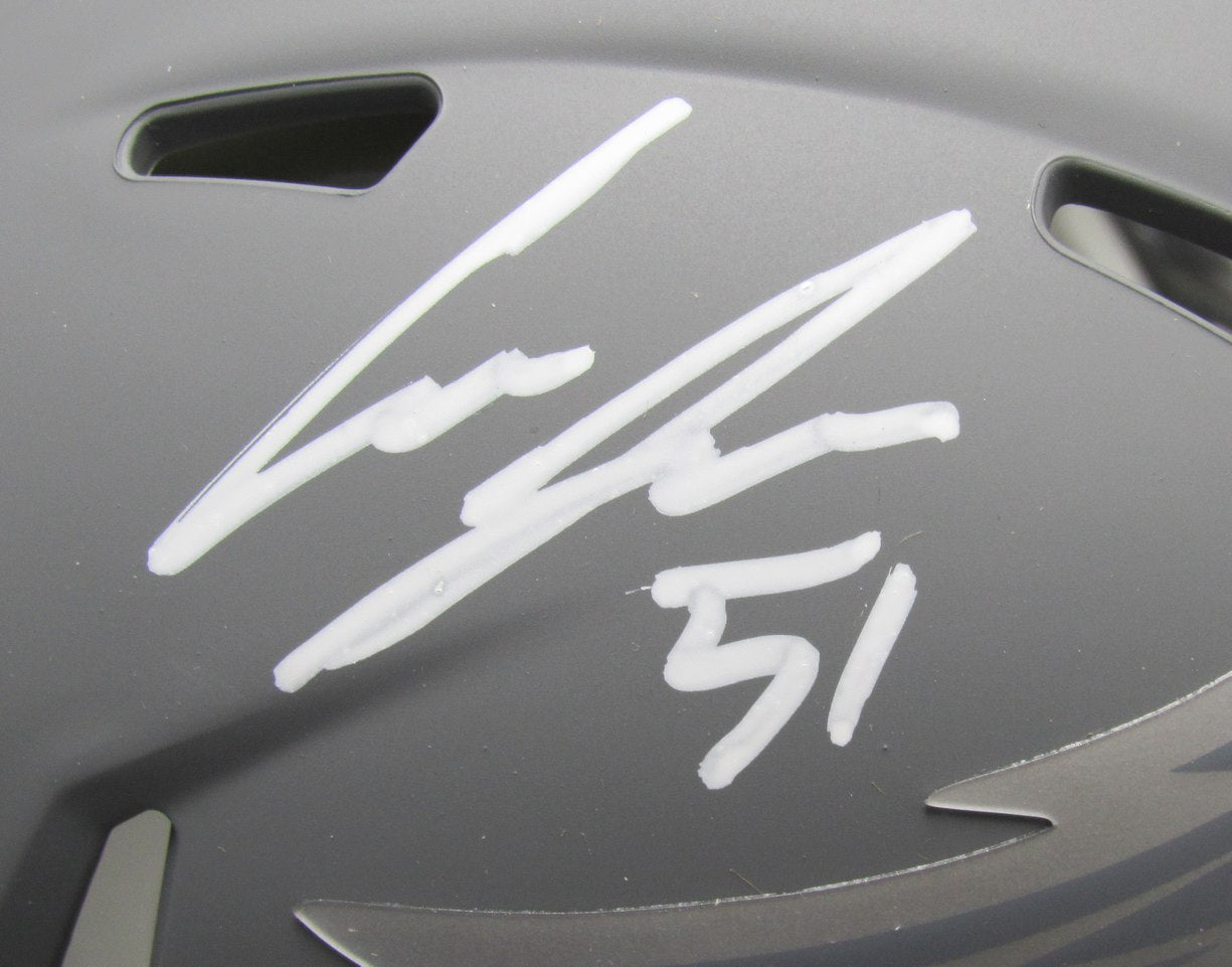 Cam Jurgens Signed/Auto Slate Mini Helmet Philadelphia Eagles PSA/DNA 193051