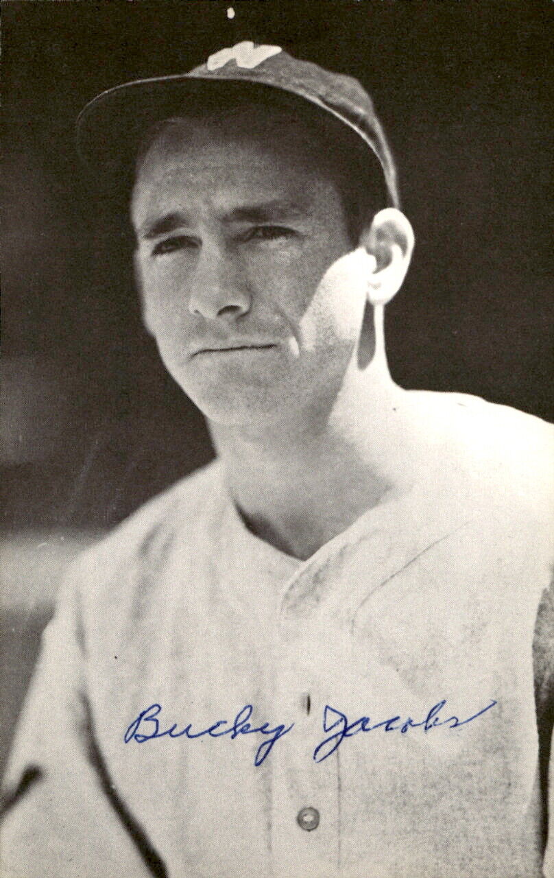 Bucky Jacobs Senators d. 1990 Signed/Autographed 3x5 Photo 178478