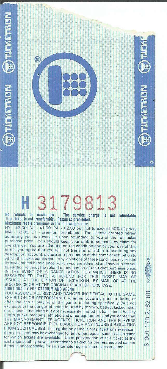 1983 Baltimore Orioles Opening Day vs. Royals Baseball Game Ticket Stub 151138