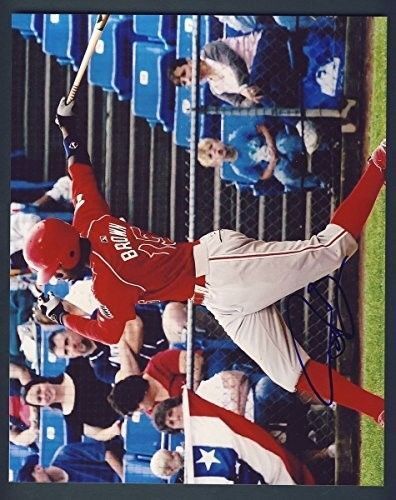 Domonic Brown Phillies Autographed/Signed 8x10 Photo 124552