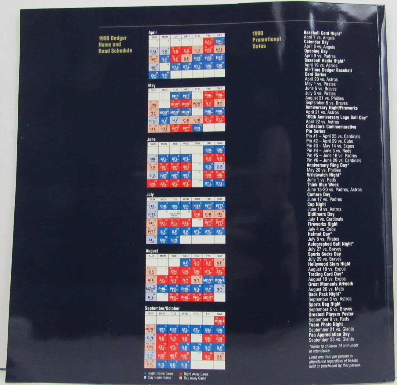 1990 Los Angeles Dodgers Centennial Yearbook 178085