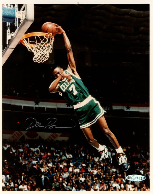 Dee Brown Signed Upper Deck 8x10 Photo 1991 Slam Dunk Contest Boston UDA 181049