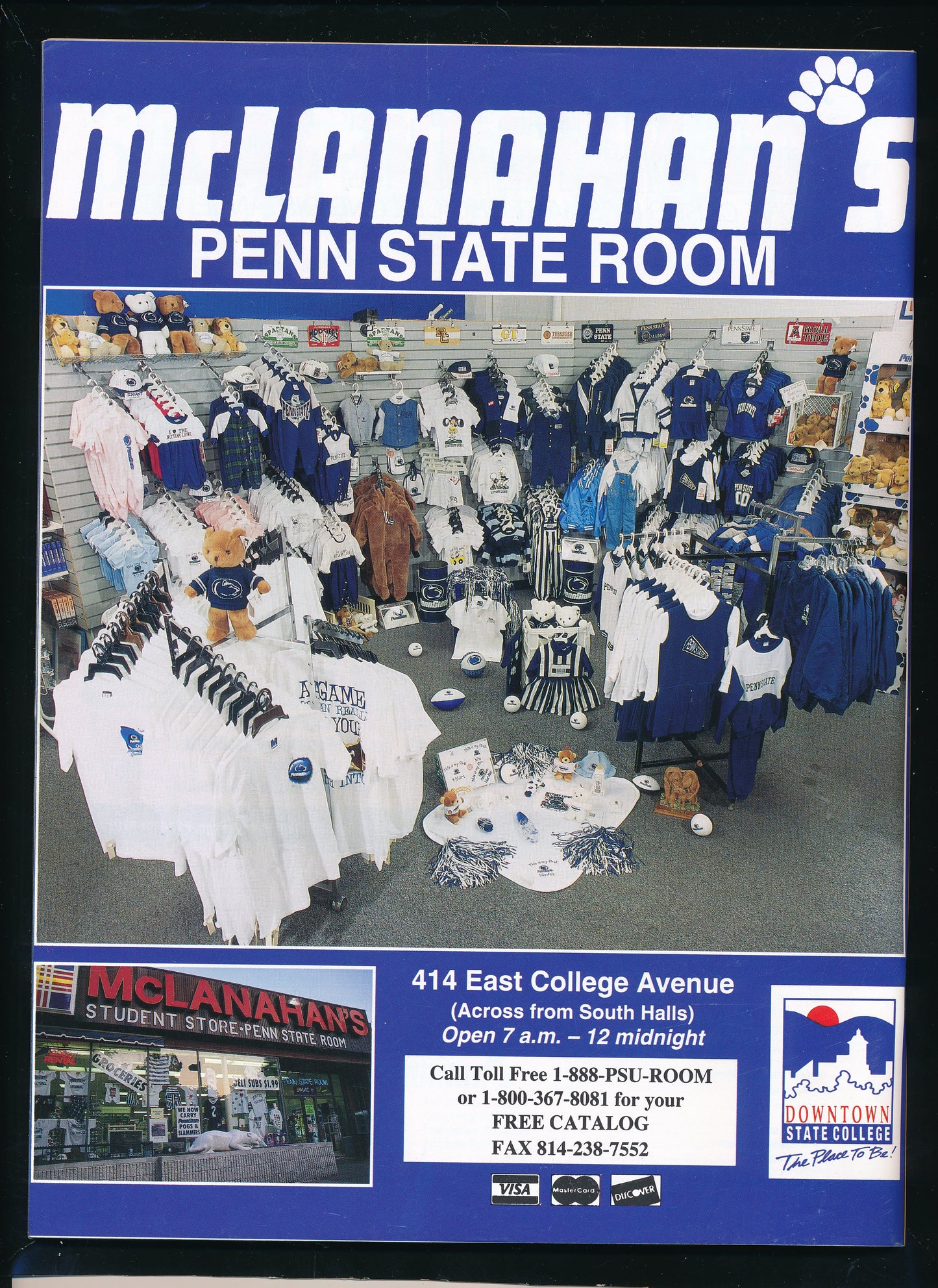 1996 Penn State vs. Purdue College Football Game Program 10/12