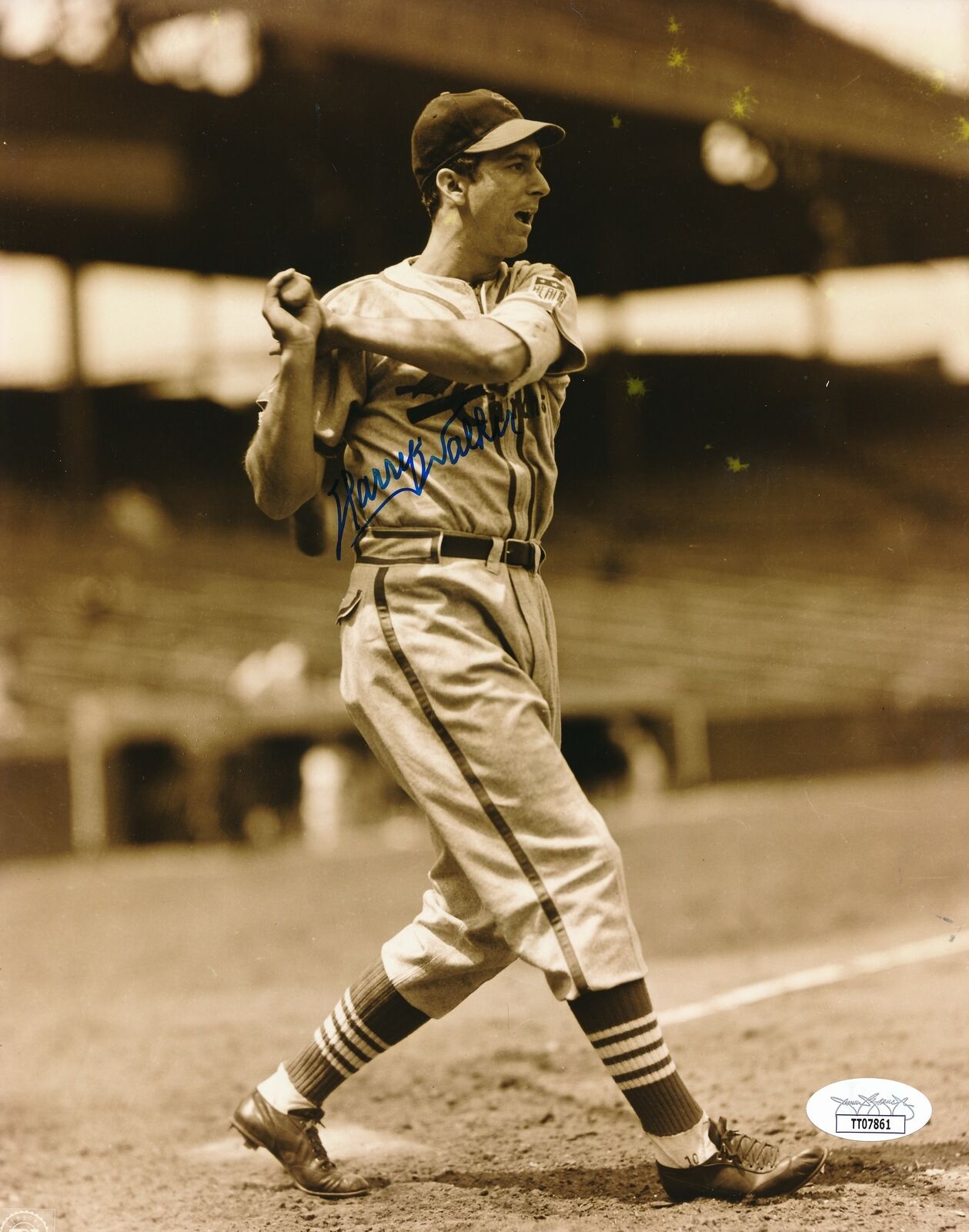 Harry Walker St. Louis Cardinals Signed/Autographed 8x10 Photo JSA 165019