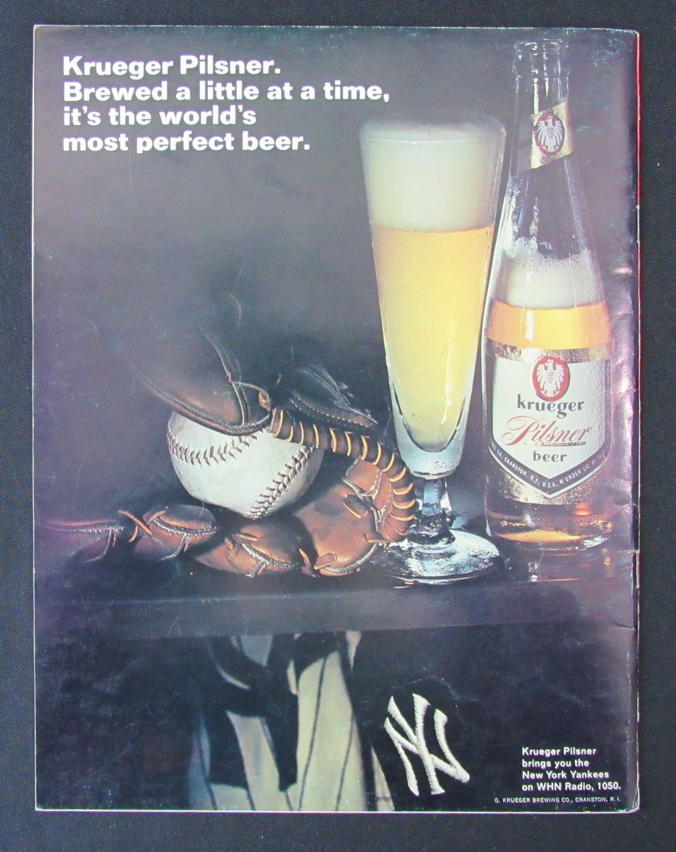 1967 New York Yankees Yearbook 184628