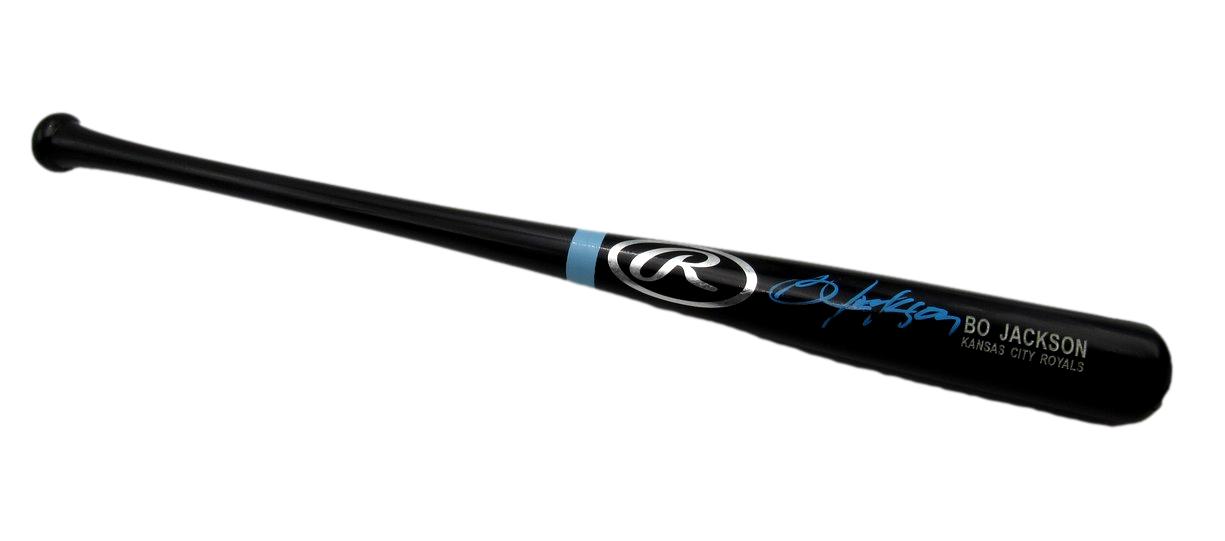 Bo Jackson Signed/Auto Rawlings Baseball Bat Kansas City Royals Beckett 190493