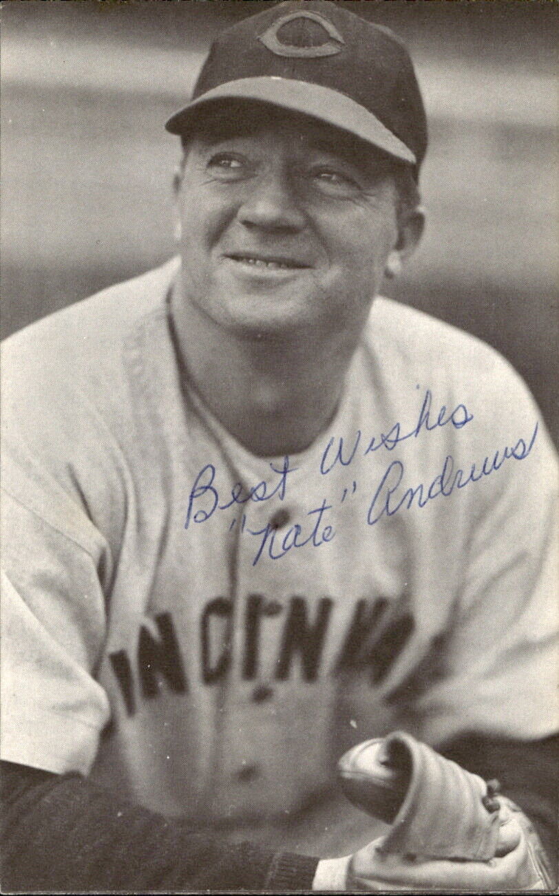 Nate Andrews Reds d. 1991 Signed/Autographed 3x5 Photo 177924