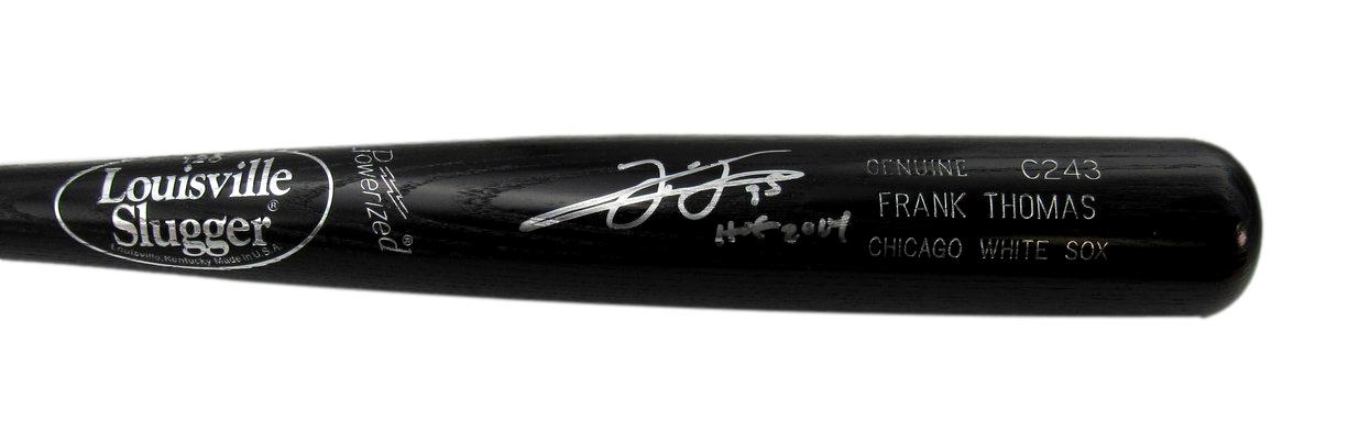 Frank Thomas HOF Signed/Inscr Louisville Slugger Bat White Sox JSA 192222
