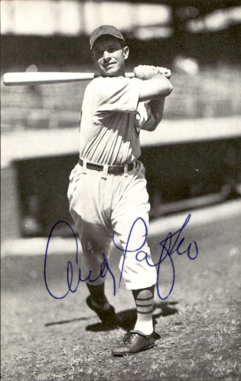 Andy Pafko Chicago Cubs d. 2013 Signed/Auto 3x5 Photo 178696
