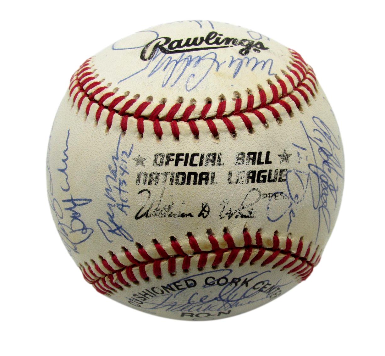 1994 Mets Team Autographed by 30 Green Saberhagen Kent ONL Baseball 182808
