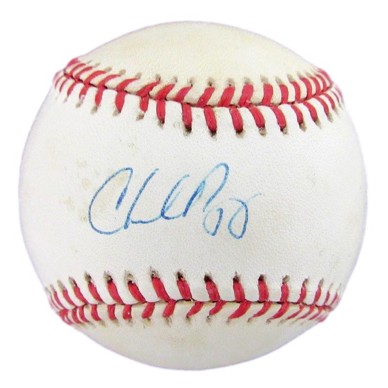 Charles Nagy Autographed Rawlings OAL Baseball Cleveland Indians JSA 183200