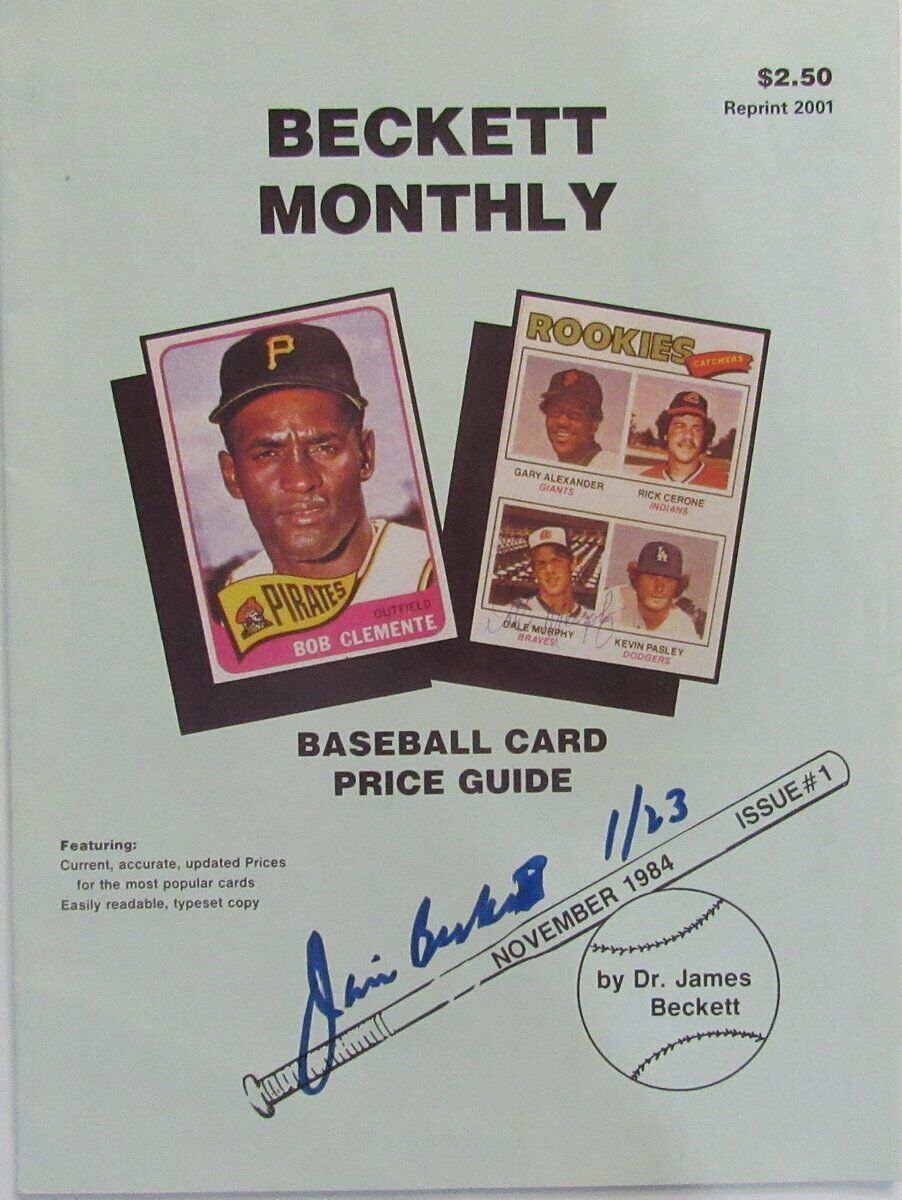 James Beckett Signed Beckett Monthly Reprint Vol 1 of 1 November 1984 141578