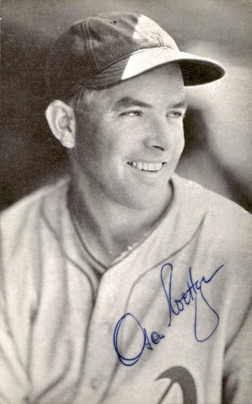 Oscar Roettger Athletics d. 1986 Signed/Autographed 3x5 Photo 178753