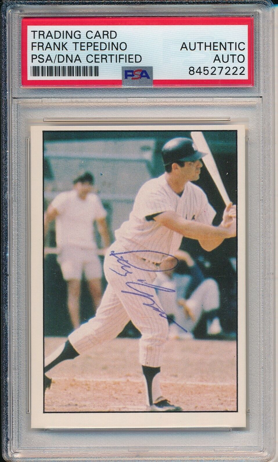 Frank Tepedino Yankees Signed/Autographed 1981 TCMA Card #469 PSA/DNA 166445