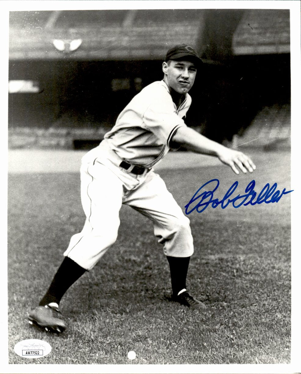 Bob Feller HOF Signed/Autographed 8x10 Photo Cleveland Indians JSA 191467