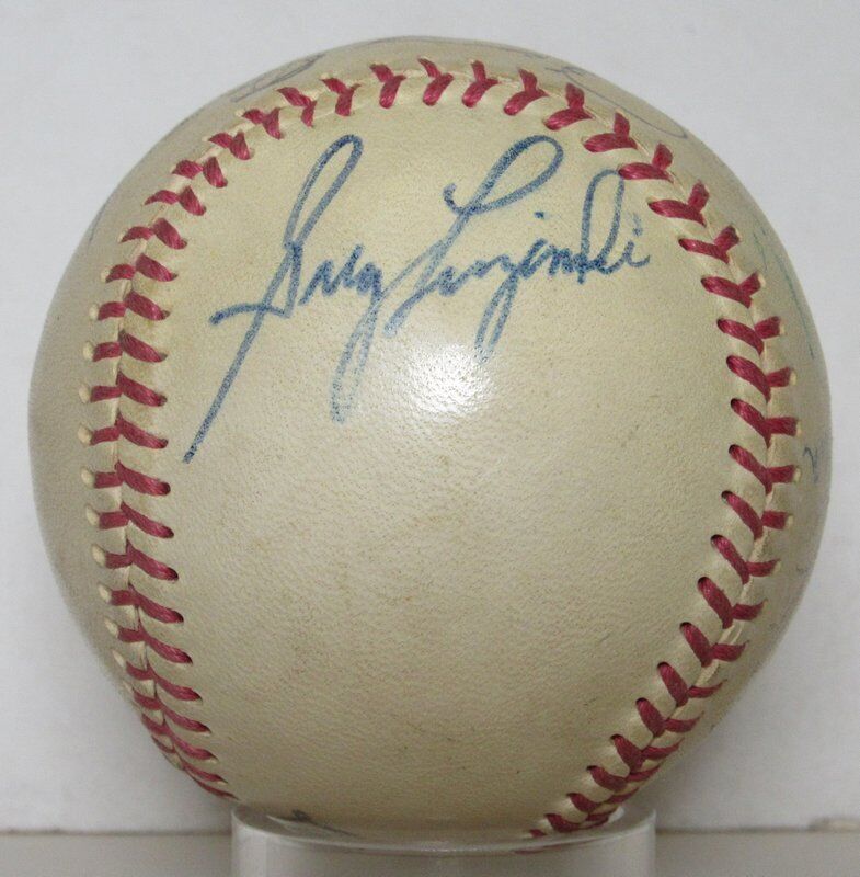 1970's Philadelphia Phillies Multi Signed Little League Baseball Bowa/Ozark