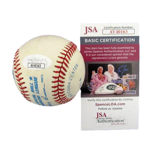 Pat Borders Signed/Autographed OAL Baseball Toronto Blue Jays JSA 188455
