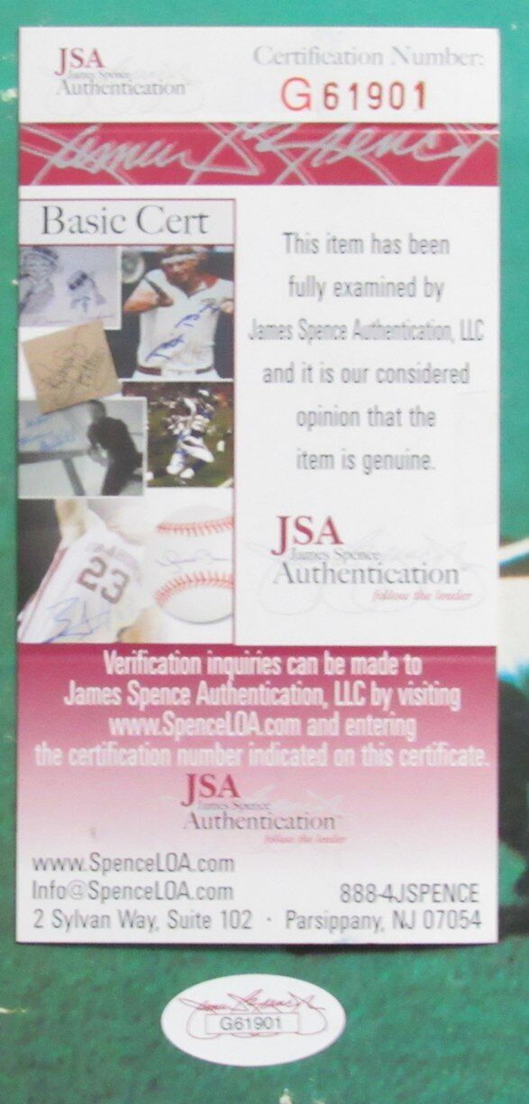 Reggie Jackson Autographed 18x24 Puma Cardboard Advertising Poster Yankees JSA