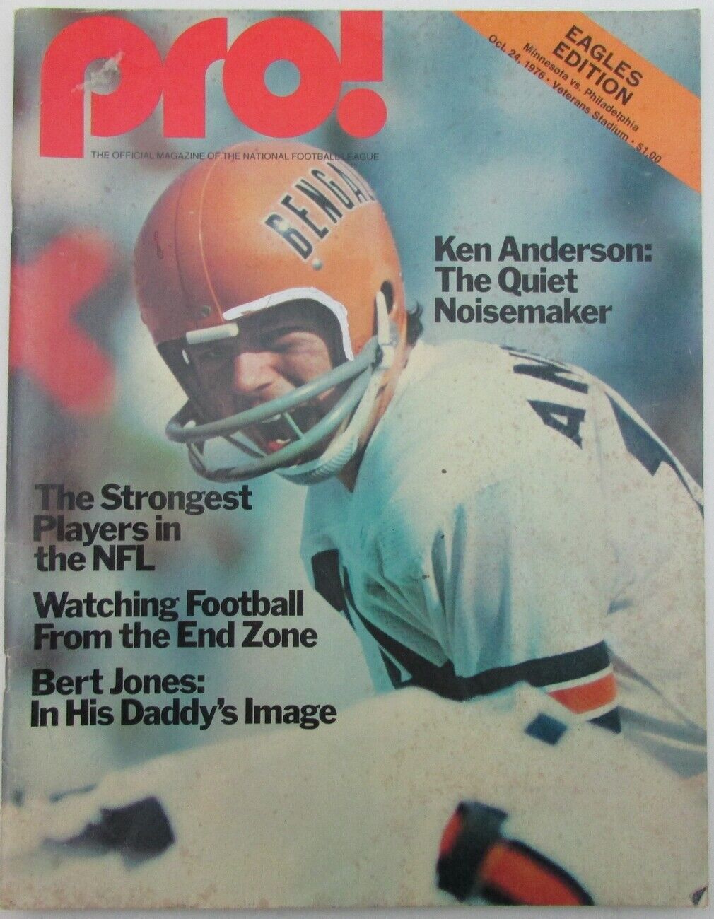 Minnesota Vikings at Philadelphia Eagles Game Program 10/24/1976 157036