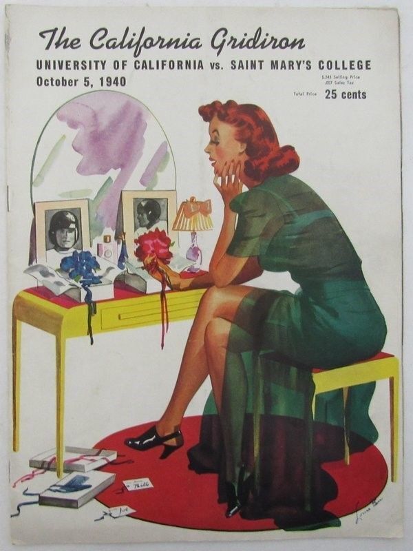 1940 Cal vs. St. Mary's College College Football Program 10/5/40 130307