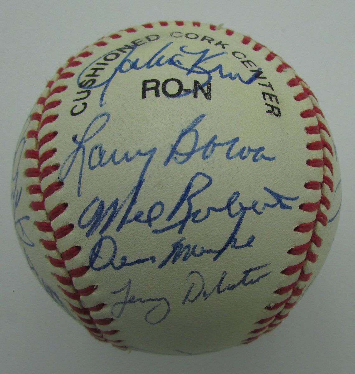 1992 Phillies Team Signed by 25 ONL Baseball Fregosi Kruk Bowa Amaro Jr 149236